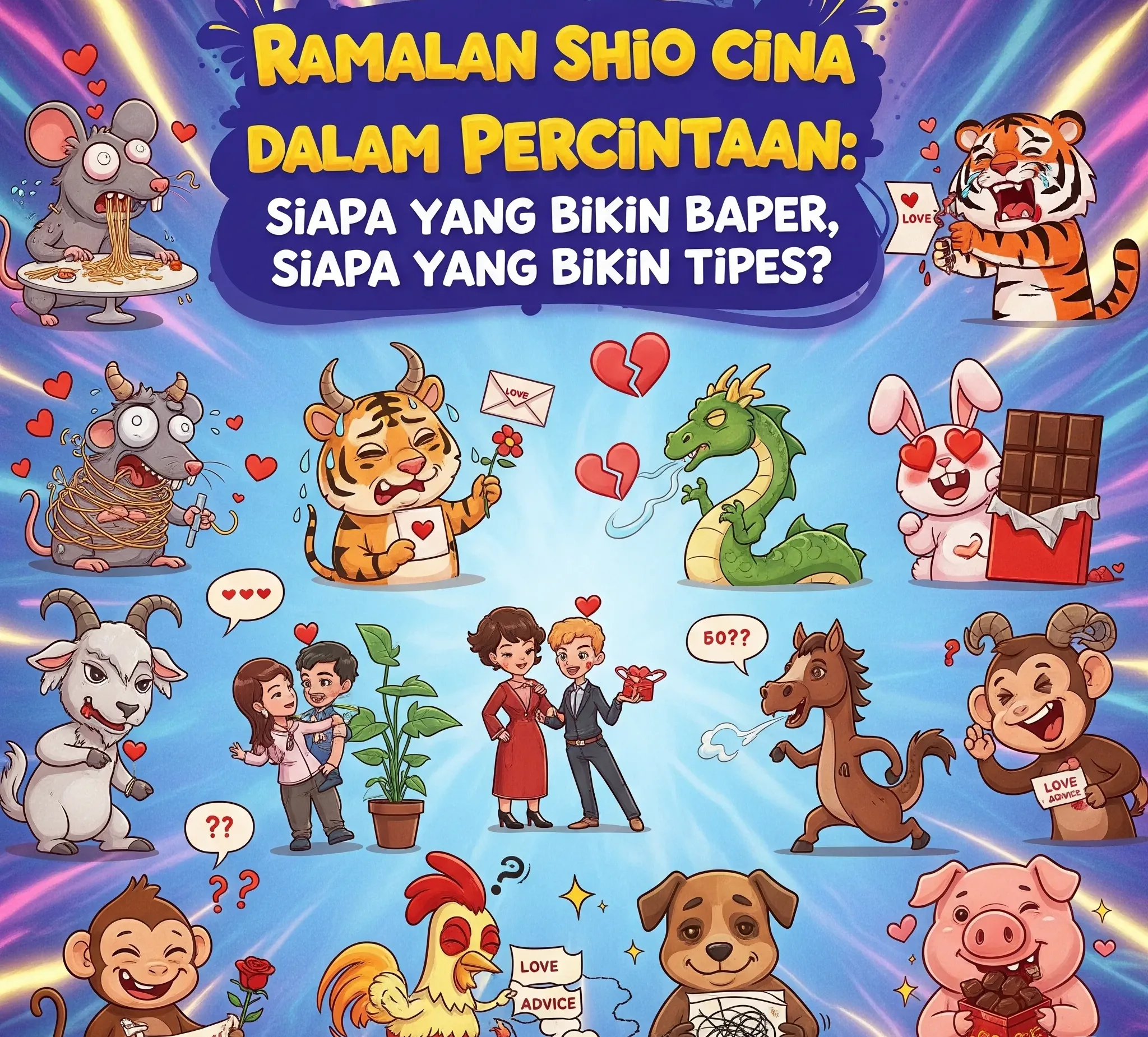 foto/doc : (Ilustrasi) Ramalan Shio Cina dalam Percintaan: Siapa yang Bikin Baper, Siapa yang Bikin Tipes?