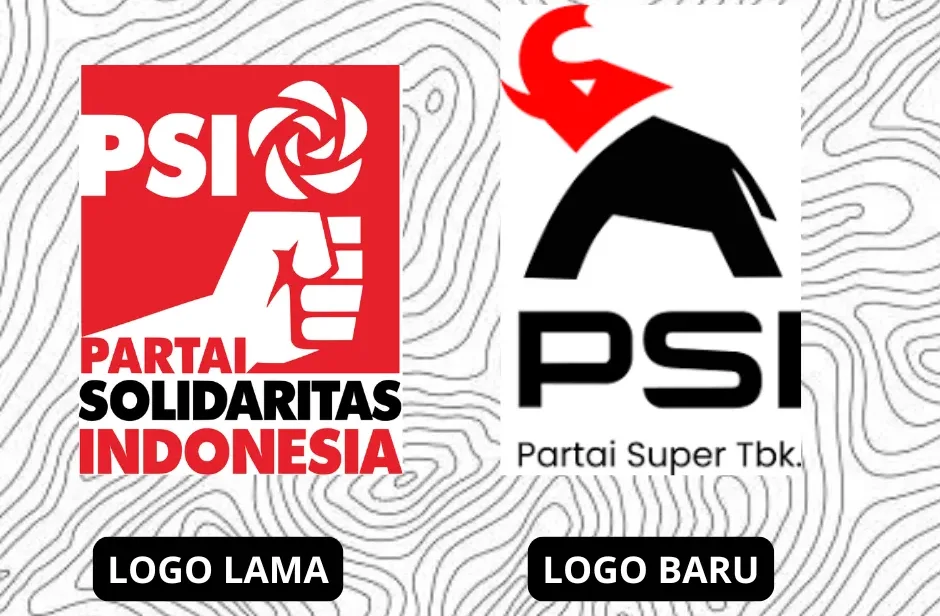 Foto/Doc: PSI Resmi Ganti Logo Jadi Gajah Kepala Merah: 'Nggak Pernah Lupa' Kata PSI, Netizen Heboh
