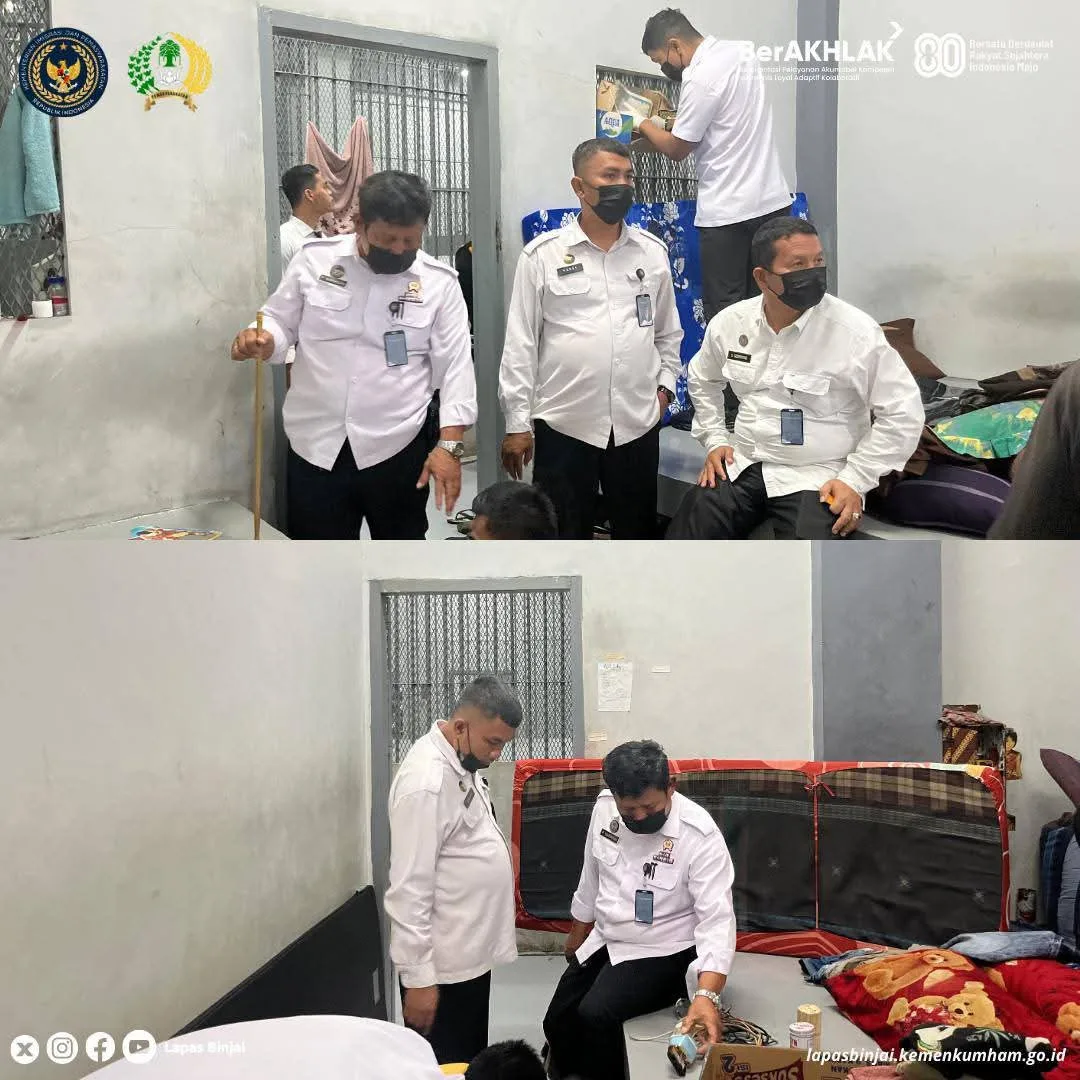 Operasi Razia di Lapas Binjai