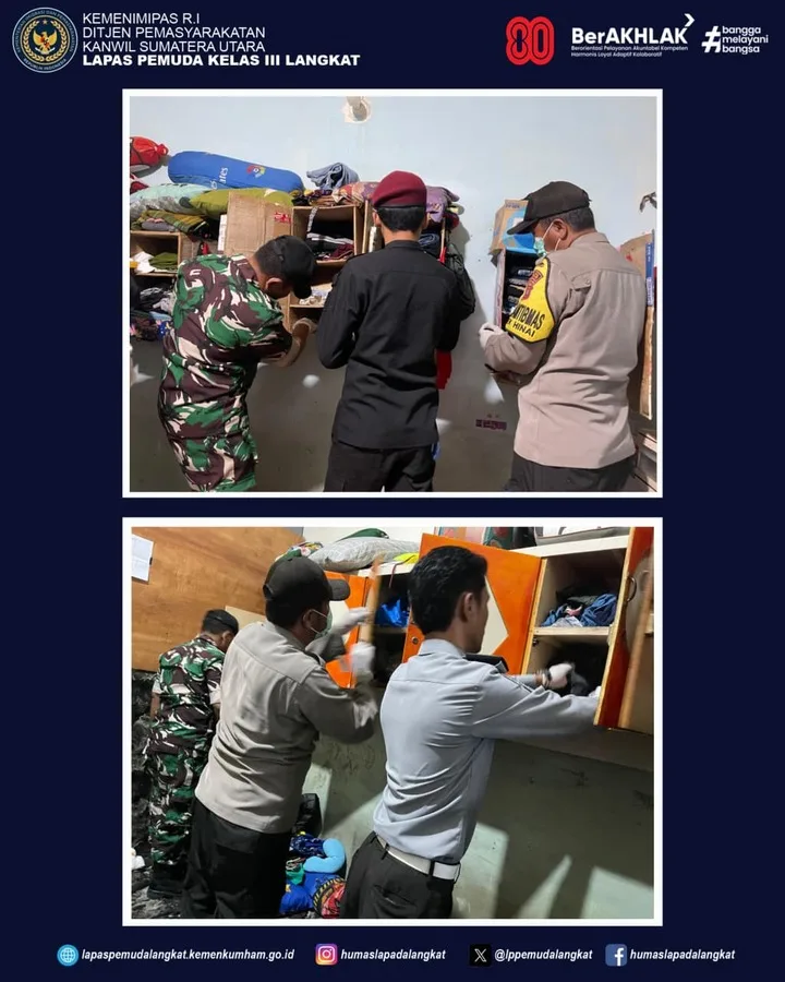 Keamanan dan Ketertiban di Lapas Pemuda Langkat