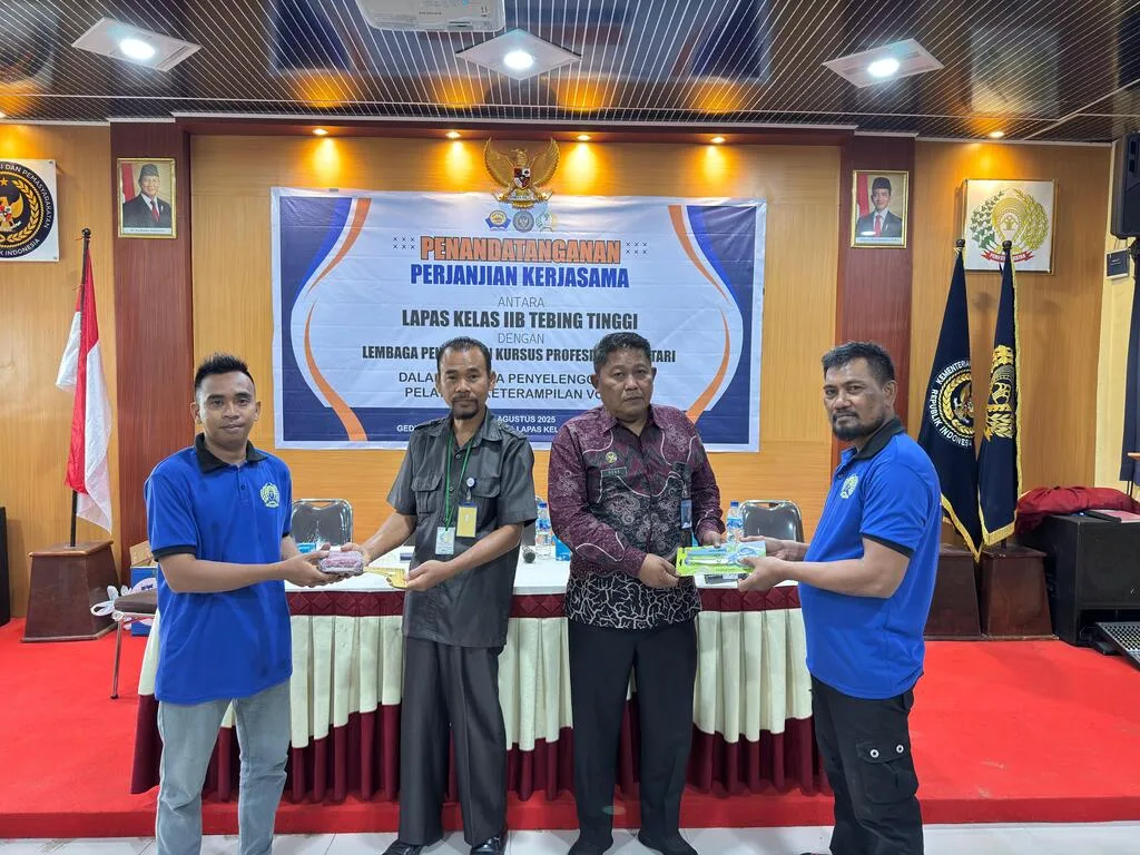 Lapas Tebing Tinggi dan LPKP Mentari Berkolaborasi untuk Pelatihan Keterampilan Vokasi Narapidana