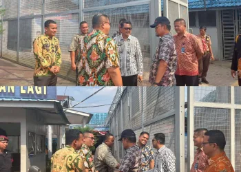 PK Ahli Utama Dirjenpas Disambut Hangat Oleh Kalapas Binjai dan Pejabat Yang Bertugas (Doc/Foto :Humas Lapas Binjai)