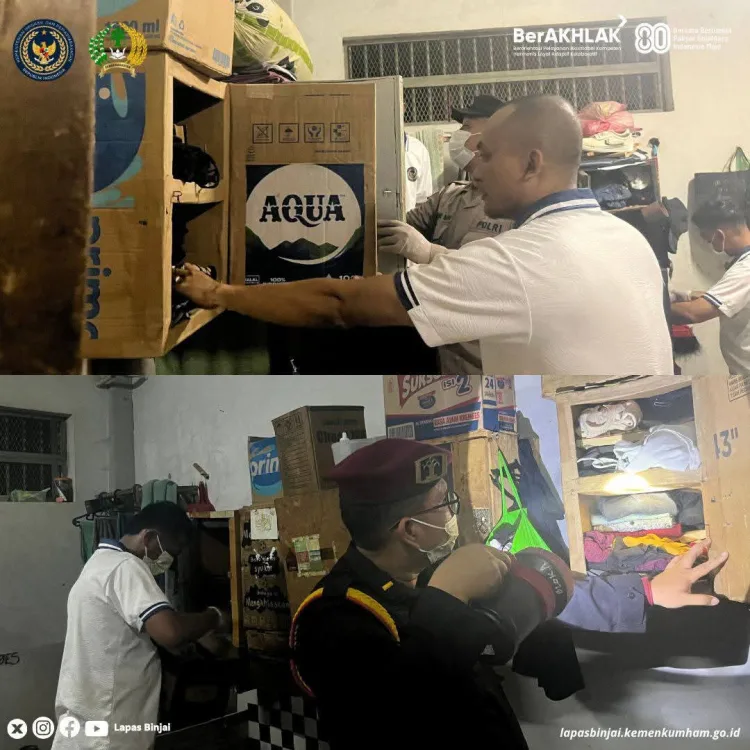 Lapas Binjai “Bersih-bersih”: Barang Terlarang Dimusnahkan di Tempat