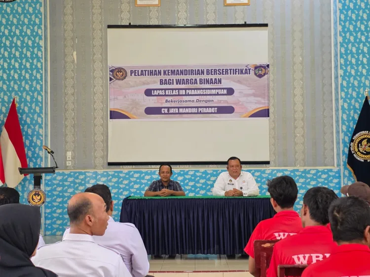 Lapas Padangsidimpuan Siap Cetak Wirausahawan Mandiri dari Balik Jeruji