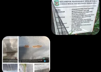 Proyek Drainase Rp200 Juta di Siantar Marihat Rusak, Kualitas Kerja Pokmas MekarJaya Dipertanyakan