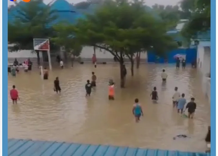 Rutan Kalas I Medan Pulih Cepat: Gotong Royong Petugas Sikat Lumpur Pasca-Banjir