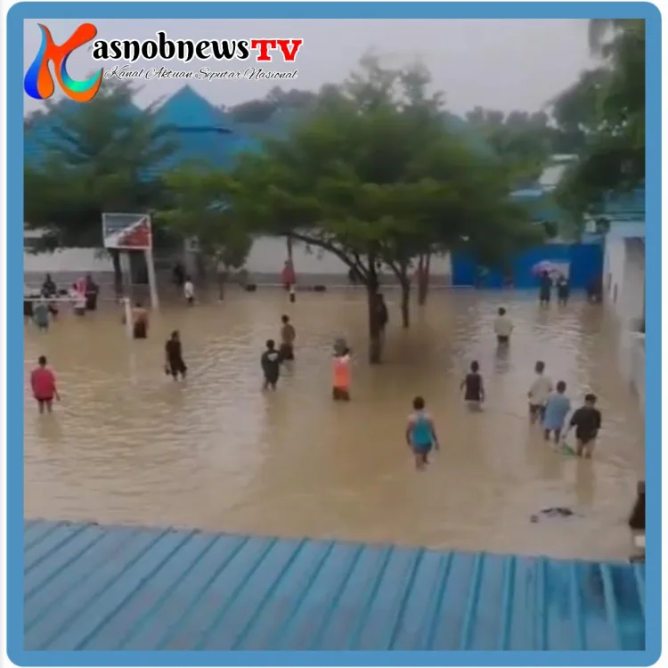 Rutan Kalas I Medan Pulih Cepat: Gotong Royong Petugas Sikat Lumpur Pasca-Banjir