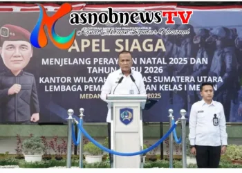 Gelar Apel Siaga, Rutan Medan Pastikan Natal dan Tahun Baru Tanpa Gangguan