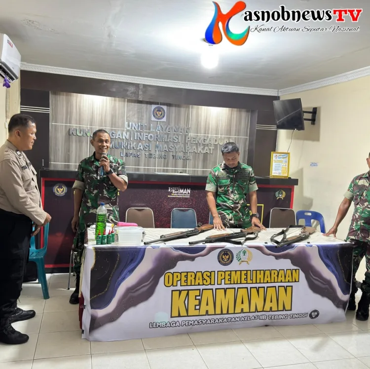 Nol Kesalahan Prosedur! Lapas Tebing Tinggi Asah Skill Petugas dalam Perawatan Senjata Api