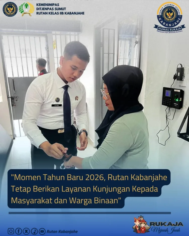 Tahun Baru 2026: Rutan Kabanjahe Tetap Melayani!