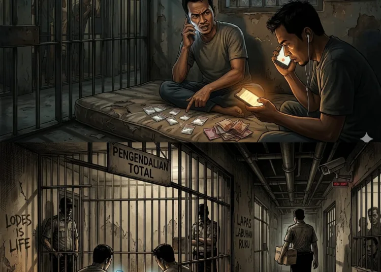 Aktivitas Ilegal di Lapas Labuhan Ruku: Dua Narapidana Diduga Jadi Aktor Intelektual Sabu dan Lodes